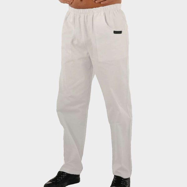 pantalon Elastico Blanc