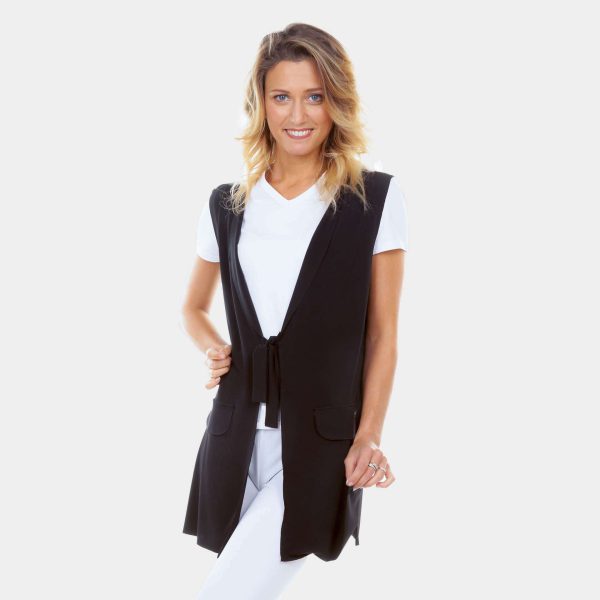 Gilet sans manches lady court