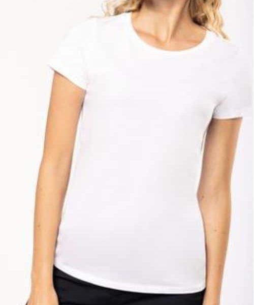 T-shirt femme col rond