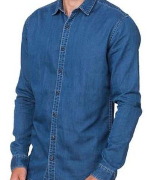 chemise denim homme
