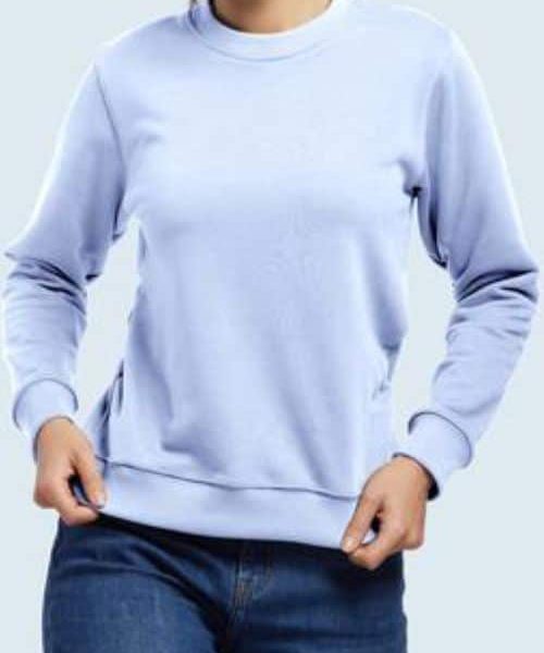 sweat col rond Made in France