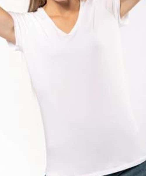 T-shirt femme à encolure
