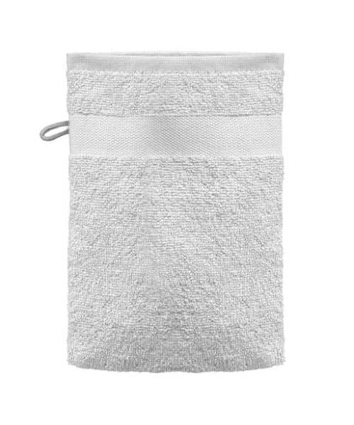 gant de bain blanc