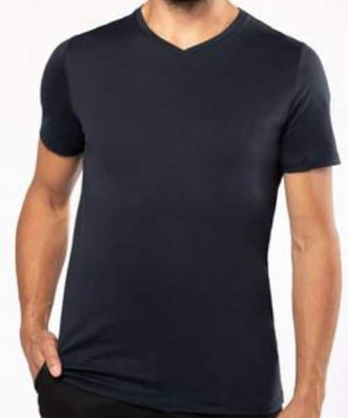 T-shirt homme col V