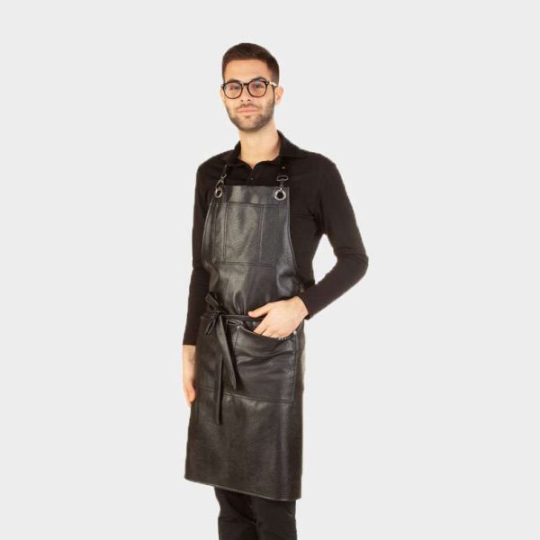 tablier à bavette tissu Dario