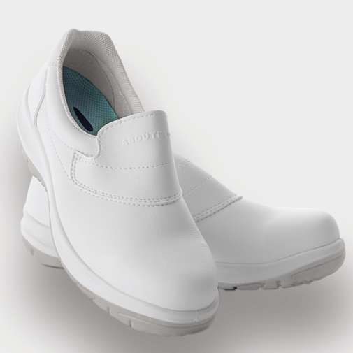 chaussures de cuisine blanche