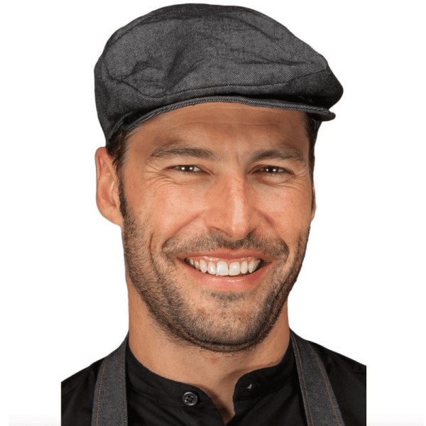 Béret de cuisine coppola black jeans- Isacco