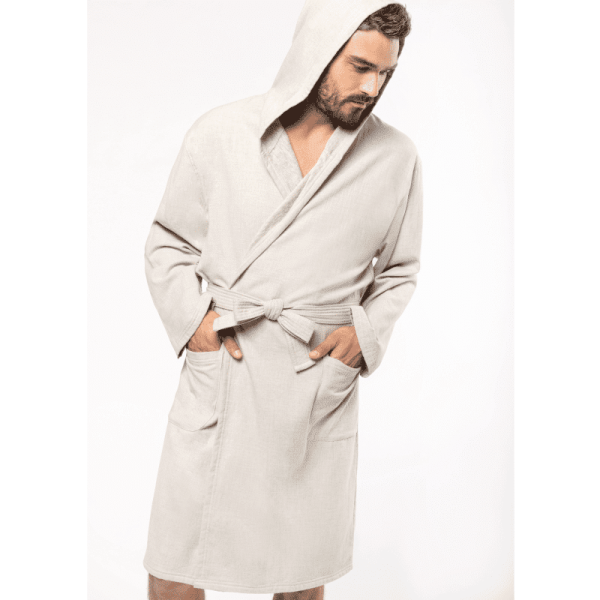 Peignoir de bain à capuche – Coton biologique - Kariban