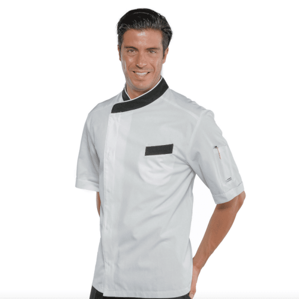 Veste de cuisine blanche pour homme