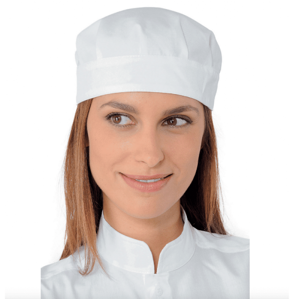 calot de cuisine blanc- Isacco