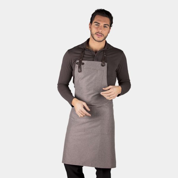tablier à bavette tissu Dario