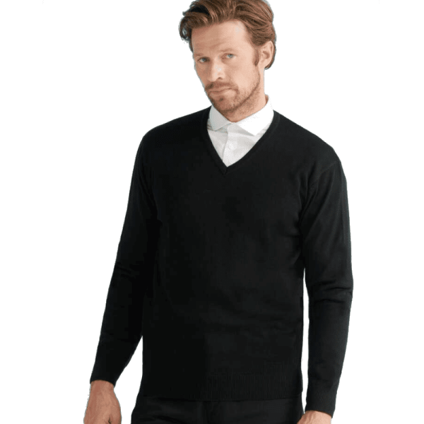 pull col v homme