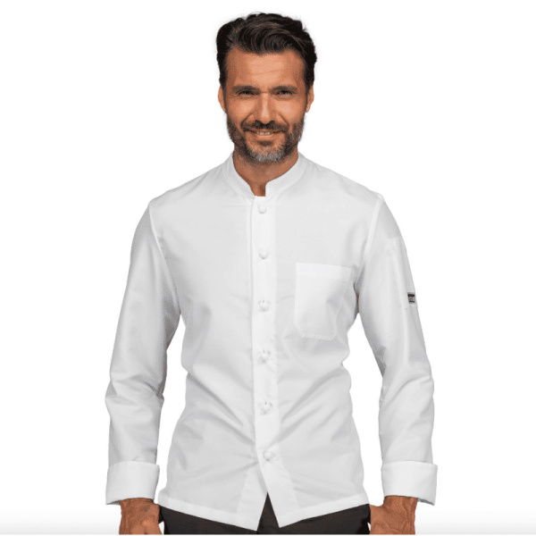 Veste de cuisine blanche homme
