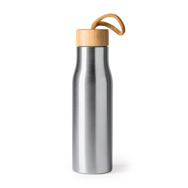 Gourdes en acier inoxydable bouchon en bambou - SOTOS
