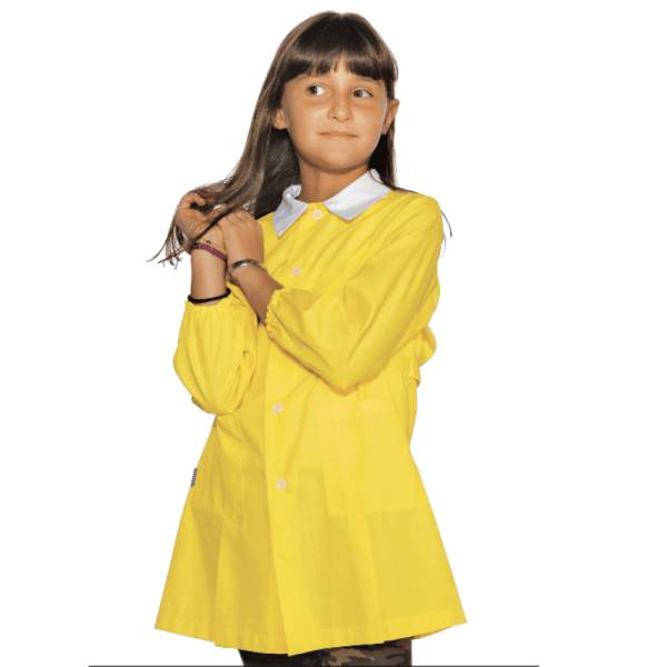 Tablier maternelle jaune- Pollicino - ISACCO