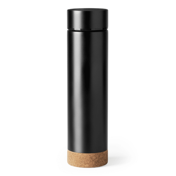 Thermos en acier avec infuseur à thé - TAYOX noir