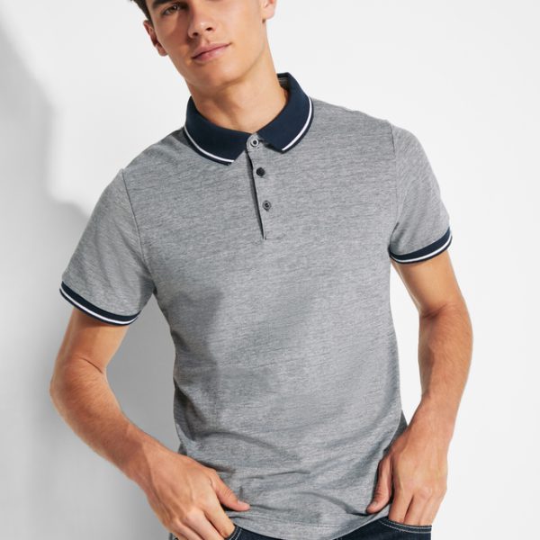 Polo chiné manches courtes BOWIE